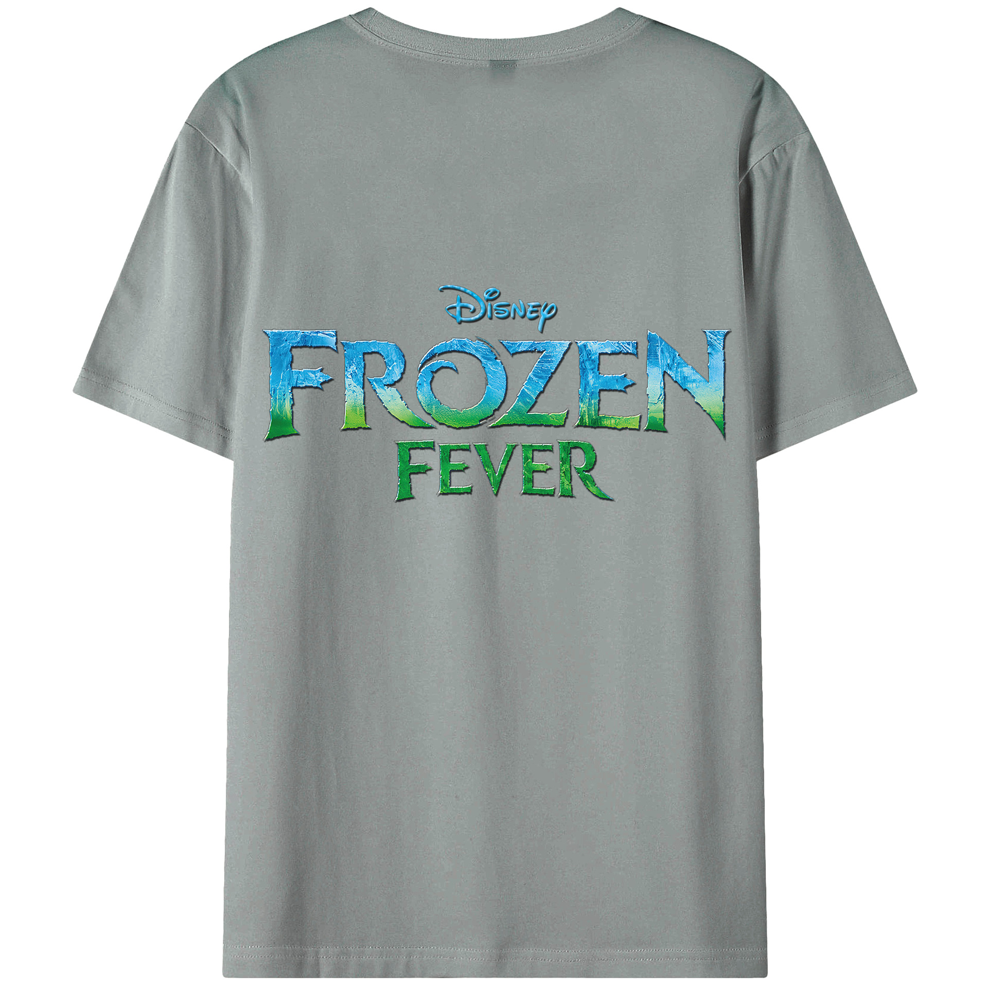 （画像用） アナと雪の女王 アンナ エルサ Frozen Anna Elsa 綿100％ メンズ半袖Tシャツ（バックプリント） 通気性